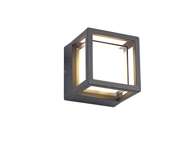 Square Downlight 6W LED Outdoor IP54 Anthracite/Opal White